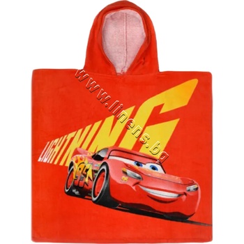 Image 1 of Dilios Детско плажно пончо Dilios Mc Queen, p/n 60301001017 - Детско хавлиено пончо от Памук 320 гр/м2 (60301001017)