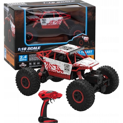Coil RC AUTO NA DÁLKOVÉ OVLÁDÁNÍ AUTO ČERVENÝM OVLADAČEM 1:18