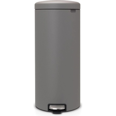 Brabantia Кош за смет с педал Brabantia NewIcon 30L, Mineral Concrete Grey (1001092)