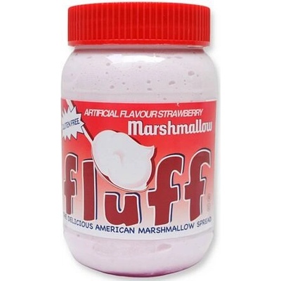 Fluff Pomazánka s příchutí jahodových marshmallow 213 g – Sleviste.cz