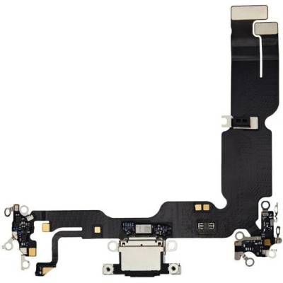 AppleKing nabíjecí a audio flex konektor pro iPhone 15 Plus - černý