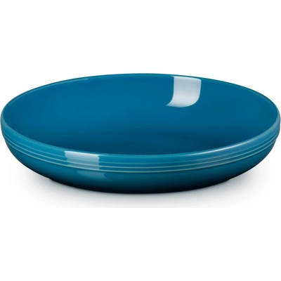 Le Creuset Jedálenská misa COUPE kamenina DEEP TEAL 22 cm 960 ml