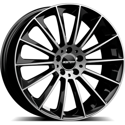 GMP Stellar 9.5x19 5x112 ET40 black Diamond