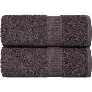 vidaXL Кърпи за пране FROGN 2 бр. Антрацит 30x30 см 360 г/м2 (136673)