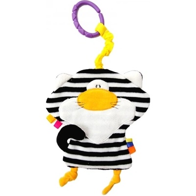 Hencz Toys Mazlík Mačka čiernobiela