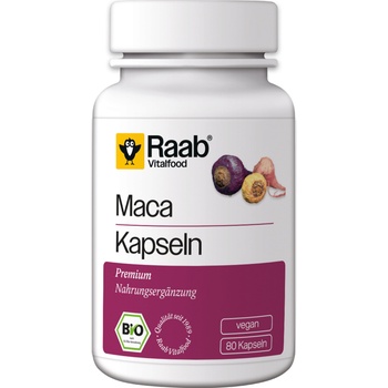 Raab Vitalfood Maca Bio - 80 капсули