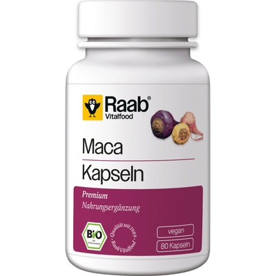Raab Vitalfood Maca Bio - 80 капсули