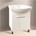 InterCeramic Мебел за баня pvc icp 7055 - 2 врати с порцеланов умивалник 4760 (icp 7055)