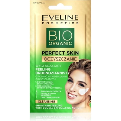 Eveline Cosmetics Perfect Skin Double Exfoliation vyhladzujúci peeling 2 v 1 8 ml