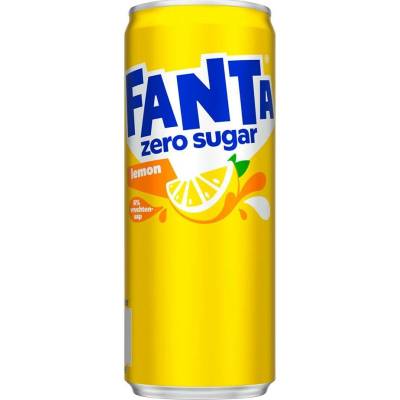 Fanta Lemon Zero plech 330 ml