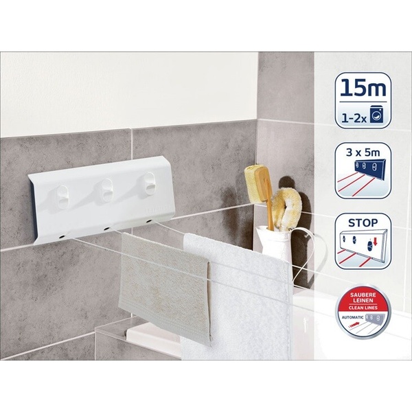 Leifheit Rollfix Triple 150 Longline 83107
