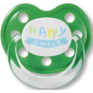 Baby-Nova Baby Nova Бебешка силиконова залъгалка силикон , зелена (28227) - baby