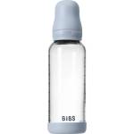 BIBS Baby Glass Bottle Silicone шише против колики със силиконова приставка за пиене Baby Blue - notino - 33,09 лв