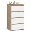 Komody Ak furniture CL4 se 4 zásuvkami