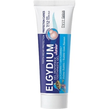 ELGYDIUM Junior Гелообразна паста за зъби, вкус на дъвка, 7-12 години, 50 ml