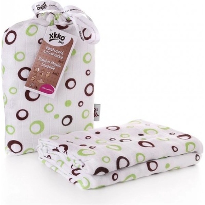 XKKO BMB Bambusová zavinovačka Lime Bubbles