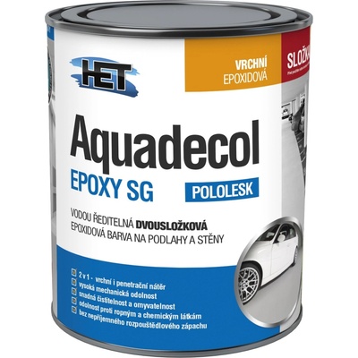 Het Aquadecol Epoxy SG - bílý 4.5 kg (3,75 kg Složky 1 + 750 g Složky 2)
