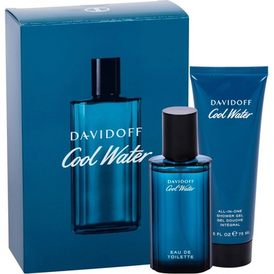 Davidoff Cool Water Man EDT 40 ml + sprchový gél 75 ml darčeková sada