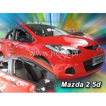 HEKO Ветробрани за mazda 2 (2009-2014) 5 врати - 4бр. предни и задни (23152)