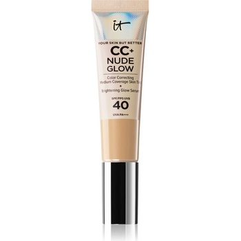 IT Cosmetics Your Skin But Better CC + Nude Glow make-up pre rozjasnenie pleti SPF40 Fair Light 32 ml