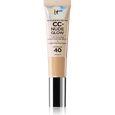 IT Cosmetics Your Skin But Better CC + Nude Glow make-up pre rozjasnenie pleti SPF40 Fair Light 32 ml