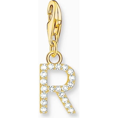 Thomas Sabo přívěsek charm letter R gold 1981 414 14