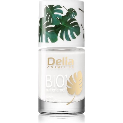 Delia Cosmetics Bio Green Philosophy лак за нокти цвят 602 White 11ml