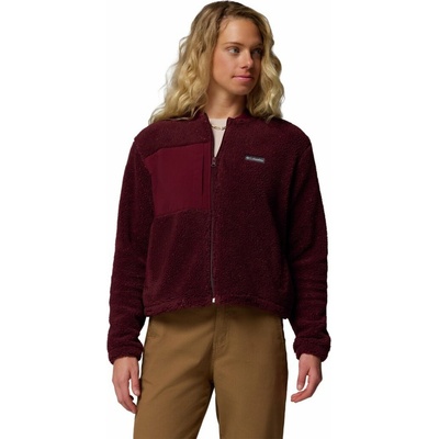 Stellar Path Fleece Bomber Full Zip Rich Wine
