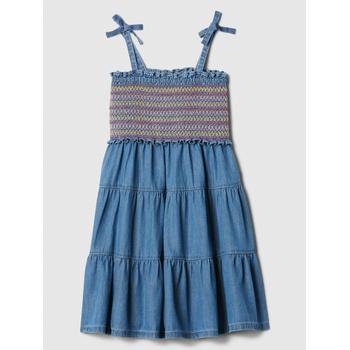 GAP Бебешка chambray миди рокля GAP GAP | Sin | Момичешки | 80
