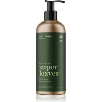 ATTITUDE Super Leaves Essentials натурален сапун за ръце Bergamot & Ylang Ylang 473ml