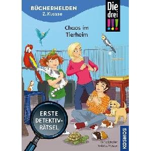 Die drei ! ! ! , Bücherhelden 2. Klasse, Chaos im Tierheim | Isabelle Metzen (ISBN: 9783440183687)