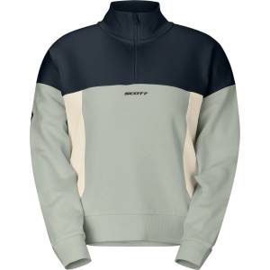 Scott Дамски пуловер Scott Women's Halfzip Jumper - Spray Grey / Dark Blue (117-3635-0214)