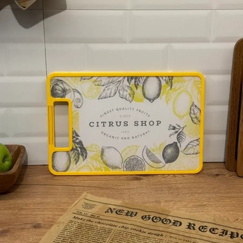 ДЪСКА С ДЕКОР ЛИМОНИ 19Х29СМ (108022/1)