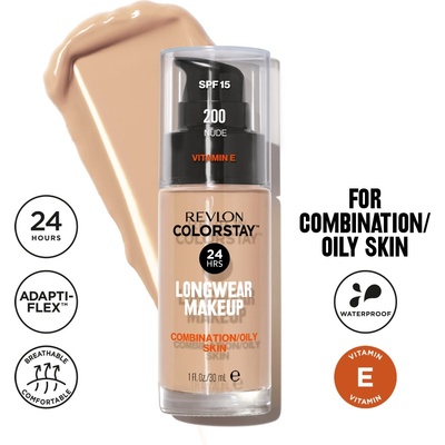 Revlon ColorStay Dry Skin Combination/Oily Skin Фон дьо тен крем 30ml