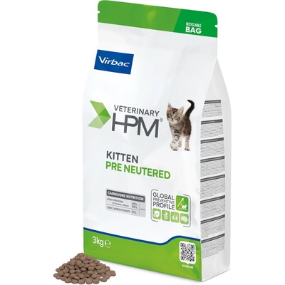 Virbac Veterinary HPM Baby Pre-Neutered Cat 2 x 3 kg