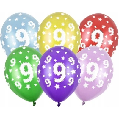 Balónky s číslicí 8 PartyDeco 30 cm