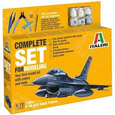 Italeri Lockheed Martin F 16C/D Night Falcon Complete Set 1:72