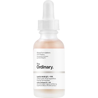 The Ordinary Lactic Acid 5% + HA изглаждащ ексфолиращ серум за жени 30 мл