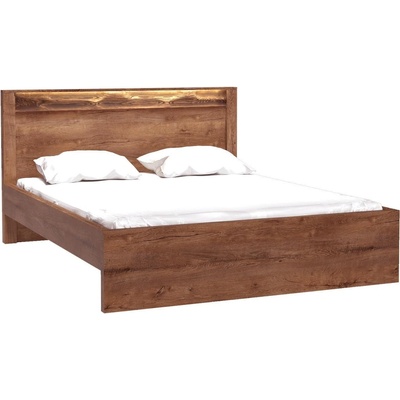 Jarstol Спалня 160/200 см с подматрачна рамка и led осветление indianapolis i-19 светла пепел