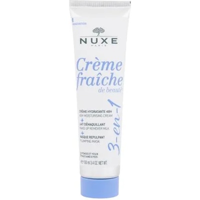 NUXE Creme Fraiche de Beauté 3-In-1 Cream & Make-Up Remover & Mask многофункционален крем за лице 3 в 1 100 ml за жени