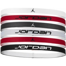 Jordan Elastic Sport čelenky bílé/červené/černé 6 ks