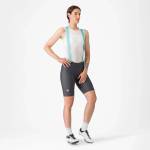 Castelli Дамски клин за колоездене Castelli Women's Prima 2 DT Bibshort Cycling bottoms - Dark Grey / Pool Blue - размер XL (155-1957-0315)