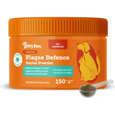 Zesty Paws Plaque Defence prášek na péči o zuby - 150 g