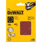 DEWALT Шкурка DeWALT 115 x 115 мм, P40, велкро, (10 бр. ) DT3020 (DT3020)