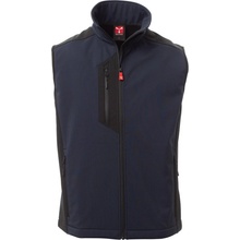 Payper CORK softshellová vesta Navy blue-Black