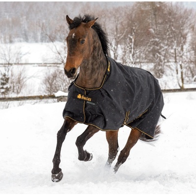 Bucas Deka výběhová Irish black with black gold trim – Zboží Dáma