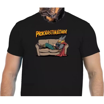 Vtipné tričko bastard Prokrastináthor