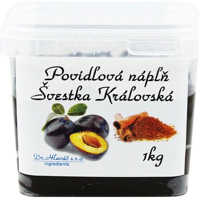 Dr. Hlaváč Povidlová náplň ŠVESTKA KRÁLOVSKÁ se skořicí a rumem 1 kg
