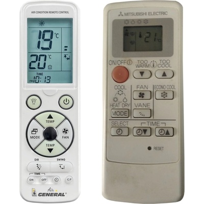 General Mitsubishi msz-hc25va, msz-hc35va, msz-hc35va, msz-hc35vab, msz-hc35vab - луксозно с подсветка дистанционно управление (msz-hc25va, msz-hc35va, msz-hc35va, msz-hc35vab, msz-hc35vab)