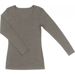Joha Дамско мериносово термобельо Joha Women's Blouse L/S 85/15 Merino base layer - Sesame Melange (115-1440-0213)